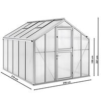 Gewchshaus Typ Solanum Modell Classic SOLM25  256 x 319 cm