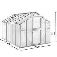 Gewchshaus Typ Solanum Modell SOLM26  256 x 381 cm