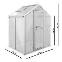 Gewchshaus Typ Solanum Modell Urban SOLS12 200 x 134 cm