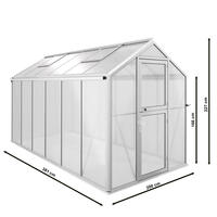 Gewchshaus Typ Solanum Modell Urban SOLS16 200 x 381 cm