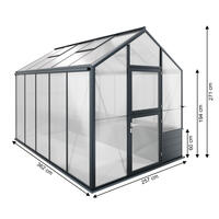 Hochbeet-Gew�chshaus Typ Solanum� Modell VARIUS SOLV55  257 x 362 cm