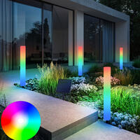 Solar-S�ulenleuchte 4er-Set