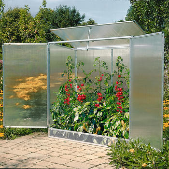 Pflanzenhaus Modell 1 160 x 77 x 162 cm mit 6 mm Stegdoppelplatten