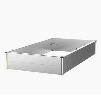 Alu-Unterbeet f�r Pflanzenhaus Modell 2