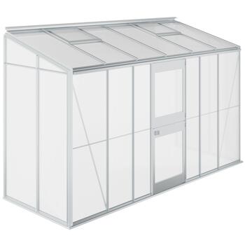 Anlehn- und Balkon-Gewchshaus Typ Allgu Modell BUT8  145 x 381 cm