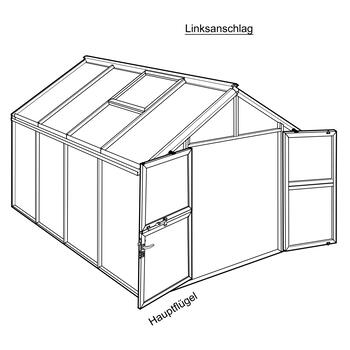 Aufpreis fr nderung der Doppeltr Typ Allplanta - Hauptflgel links