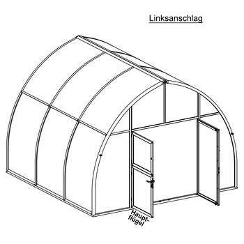 Aufpreis fr nderung der Doppeltr Typ Botanis - Hauptflgel links