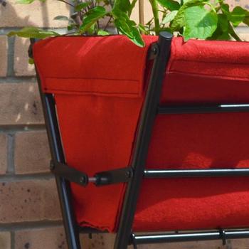 Ersatztasche Rot  für Balkon- und Terrassen-Hochbeet Trend