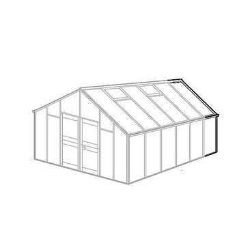 Gewchshaus-Verlngerung fr Typ Allgu Modell C