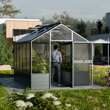 Hochbeet-Gew�chshaus Typ Solanum� Modell COMFORT SOLH65  257 x 362 cm