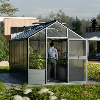 Hochbeet-Gew�chshaus Typ Solanum� Modell COMFORT SOLH66  257 x 432 cm