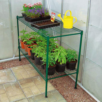 Regaltisch  122 x 33 x 84 cm  Dunkelgrün