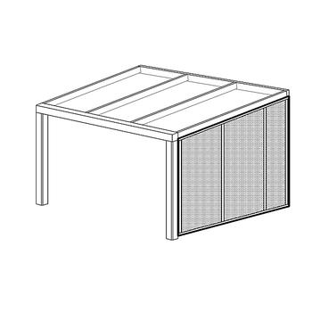 Seitenwand rechts für Größe 1 - 4