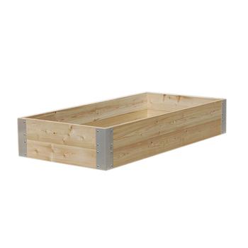 Unterbeet aus Lärchenholz für Pflanzenhaus Modell 1