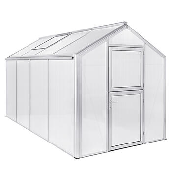 Gewchshaus Typ Allplanta Modell Urban ALPUR3  215 x 409 cm